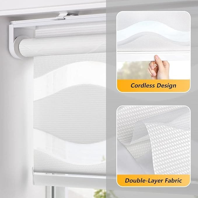 Persiana Double Vision LazBlinds - Controle de Luz 3