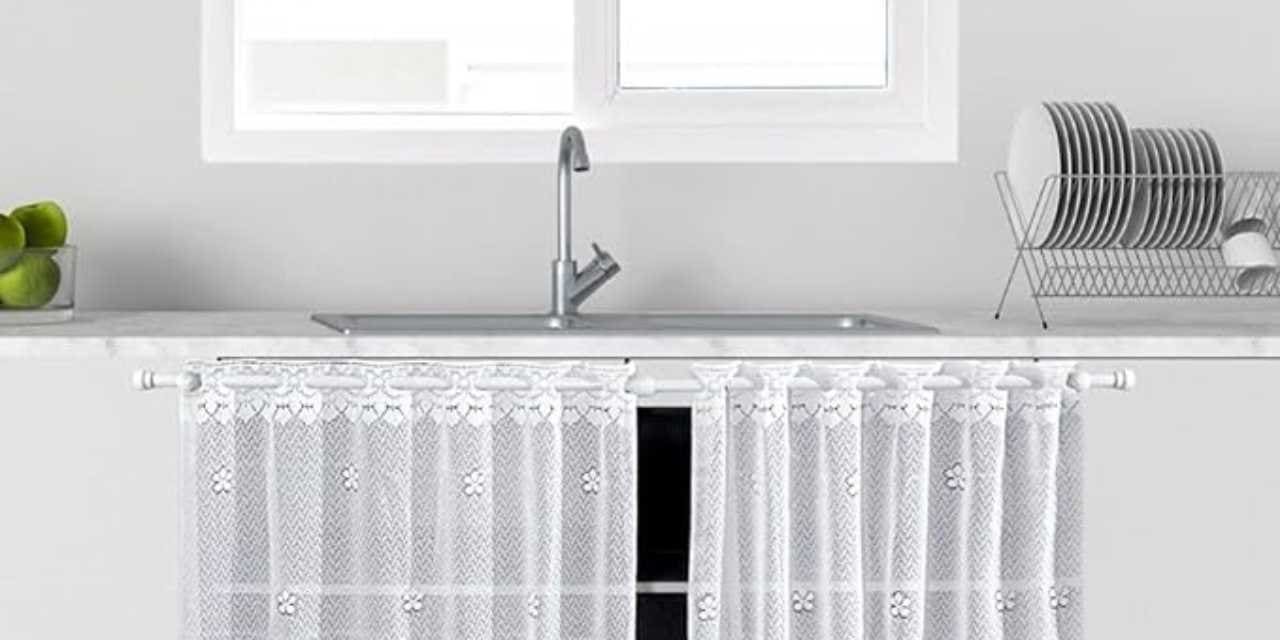 cortina para pia de cozinha backgound