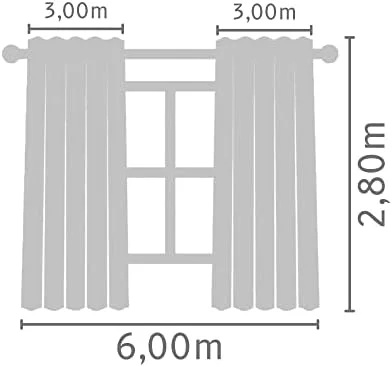 Cortina De Varão Voil Duplo Branco 6,00x2,80 Sala Quarto - Image 7