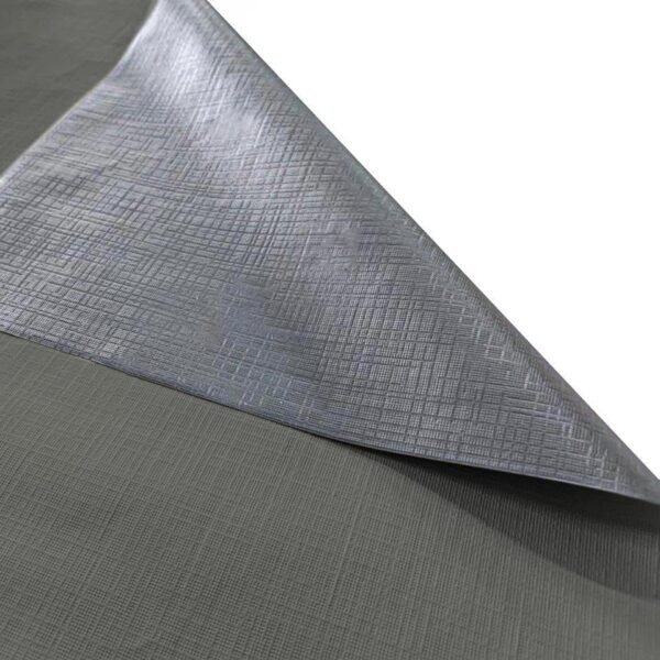 Cortina Corta Luz 2,50m X 2,20m 100% Blackout PVC Cinza Para... - Imagem 5