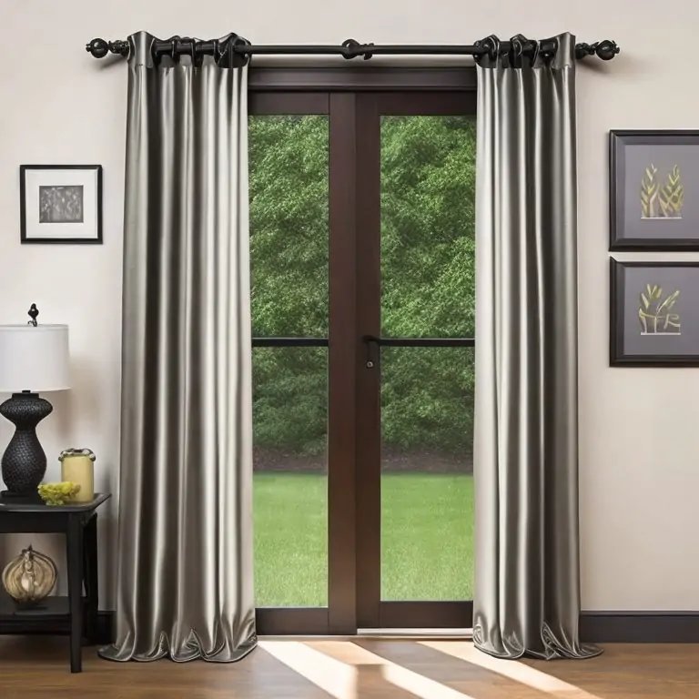 How to Hang Curtain on Aluminum Door