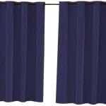 Cortina Blackout Corta Luz PVC 220cm x 130cm - Azul Marinho