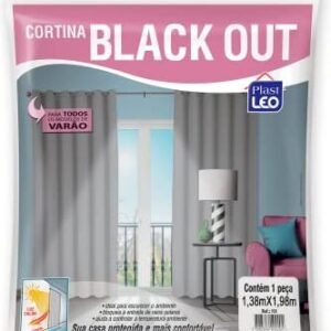  Cortina Blackout PVC (1,38x1,98m) |  Plast Leo (Ref.: 920),...
