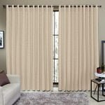 Cortina Tecido Rustico 3,00x2,50m Semi Blackout Hall e...