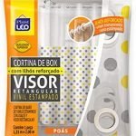 Cortina para Box Poás com Ilhós Visor Cristal (1,35x2,00m)...