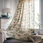 Cortinas Boho Farmhouse para quarto, cortinas semi-blackout...