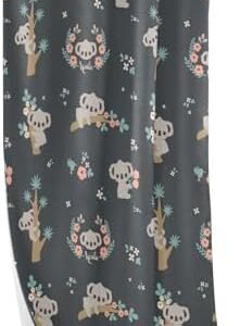 Cute Koala Poses Diferentes Cortinas Blackout para Quarto...
