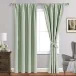 JIUZHEN Cortinas blackout para quarto – Cortinas de bolso...