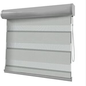Persiana Double Vision Cinza - 1,40m Larg X 1,30m Alt -...
