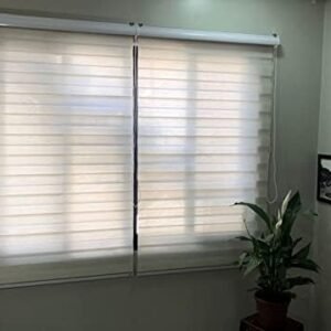 Persiana Double Vision Sunny 200larg x 220alt Branca (2pçs)
