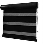 Persiana Dupla Visão Preta - 1,22m Larg X 1,22m Alt -...