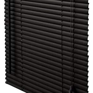 Persiana Horizontal PVC 25MM 0,80Larg X 1,60Alt Preta
