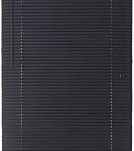 Persiana Horizontal PVC 25MM 1,60Larg X 1,60Alt Preta
