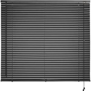 Persiana Horizontal de PVC, Tamanho 160X130 cm, Cor Preta,...
