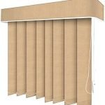Persiana Vertical Bege Escuro - 1,20m Larg X 1,20m Alt -...