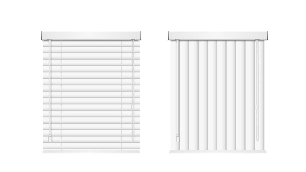 Vertical or Horizontal Blinds Graphic