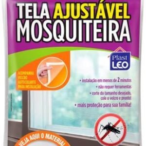 Tela Mosqueteira Ajustável | Plast Leo (Ref.: 417)

