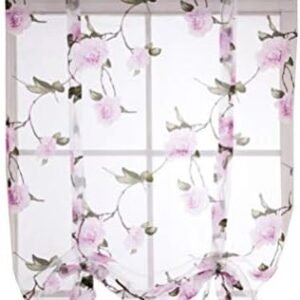 VANZACK Roman Blind Floral Porta Cortina Toneladas Romanas...
