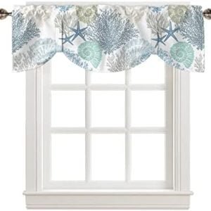 Cortinas de amarrar marinhas para quarto, sala de estar,...
