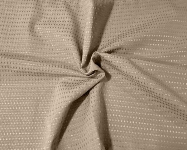 Cortina Tecido Piquet Bege 2,40x1,50 Sala Quarto Cozinha - Imagem 2