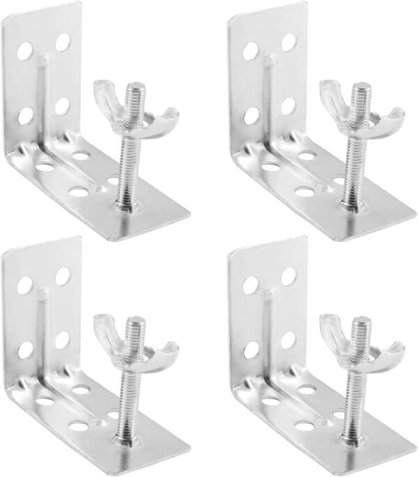 LifCratms 4 suportes romanos para persiana - Suporte em L... - Imagem 2