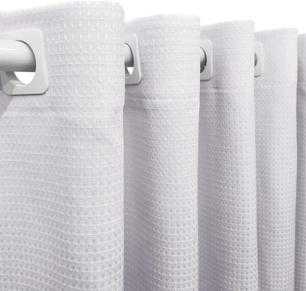 Cortina Tecido Piquet Branco 4,00x2,50 Sala Quarto Cozinha