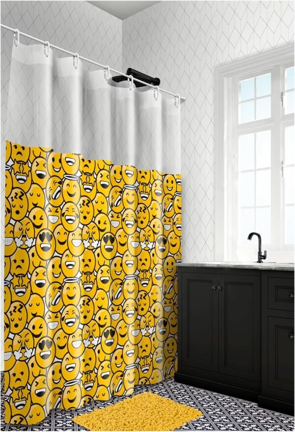 Cortina para caixa emojis visor cristal (1.35x2,00m) | Plasta ... - Imagem 2