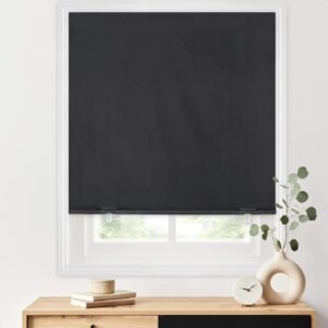 LazBlinds Persianas de rolo 100% blackout, sem ferramentas,...
