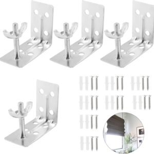 LifCratms 4 suportes romanos para persiana - Suporte em L...
