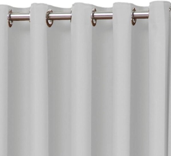 Cortina para Sala Blackout em Tecido 3,0X2,8m Gelo Premium - Imagem 3