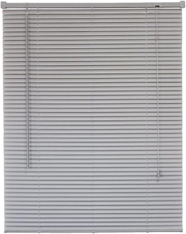 PVC horizontal persa Cinza 120 (L) x 220 (a) Cortina ... - Imagem 2