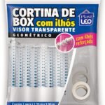 Cortina para Box com Ilhós - Visor Geométrico (1,35x2,00m) |...