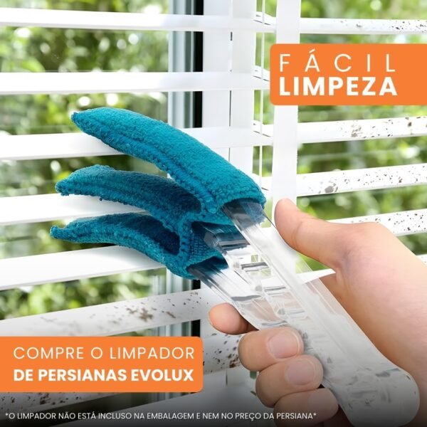 Persiana Horizontal Premier 1,00x1,60m Pvc Cor Branco Evolux - Imagem 8