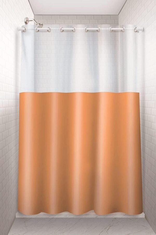 Cortina para Box Bege com Ilhós Visor Cristal (1,35x2,00m) |... - Image 3