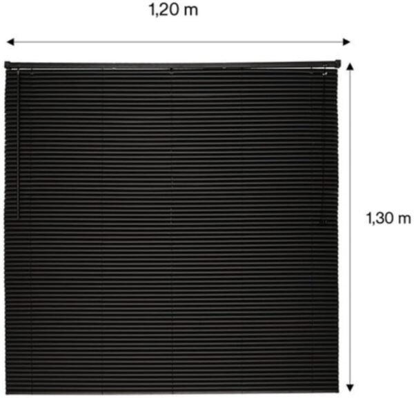 Persiana Horizontal Pvc 1,20x1,30m Adequado para salas de... - Imagem 2