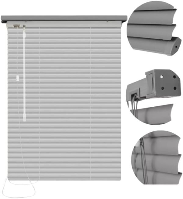 Persiana Horizontal em Pvc 25mm 100x130 Para Quartos Salas... - Imagem 2