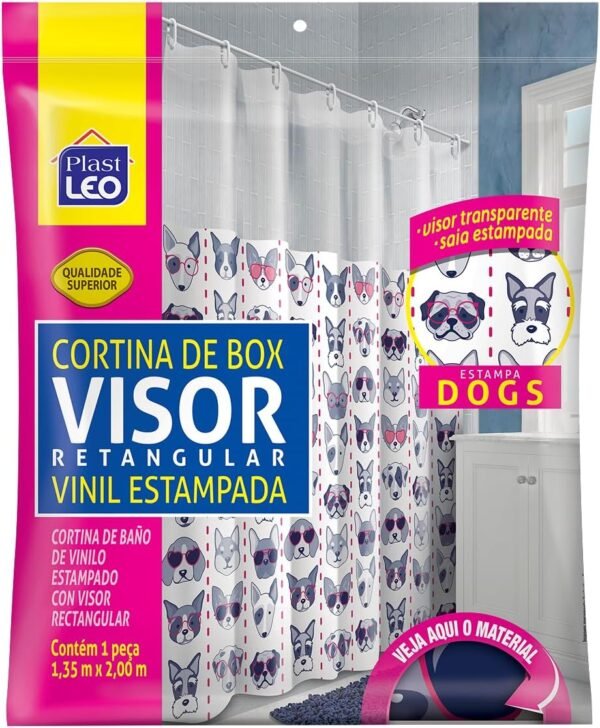 CORTINA PARA CAIXA DOM CRISTAL CRISTAL (1,35X2,00M) | Plast Leo ...