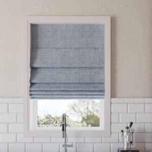 Sun Zero Persiana romana 100% blackout texturizada...

