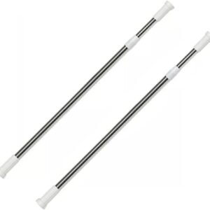 Varão Extensível Bastão P/cortina Box Banheiro 1.10 A 2m Top...
