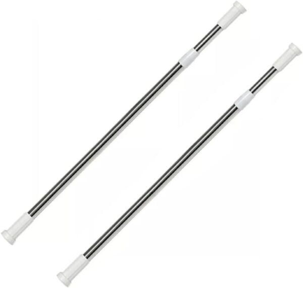 Varão Extensível Bastão P/cortina Box Banheiro 1.10 A 2m Top...