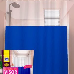Visualizador de cristal de cortina de caixa azul (1.35x2.00m) | Plast Leo ...
