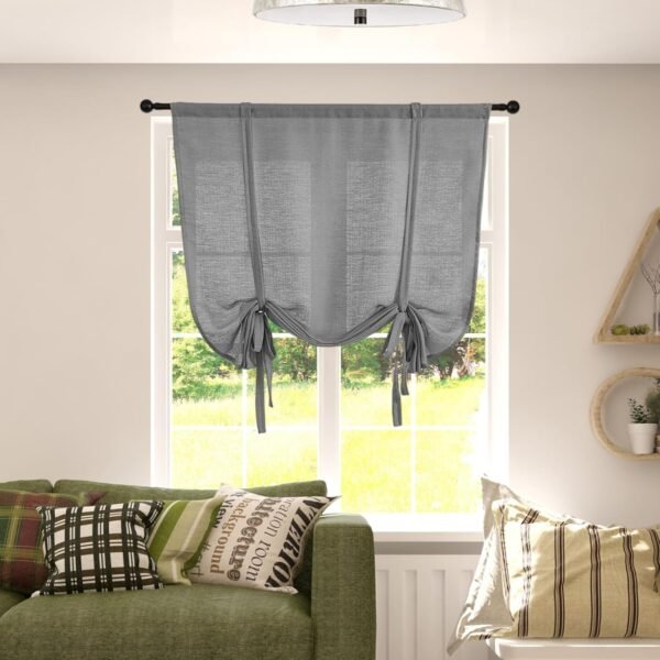1 painel de cortinas blackout, 61 x 123 cm, cortinas romanas... - Imagem 4