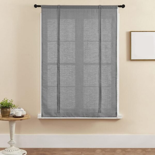 1 painel de cortinas blackout, 61 x 123 cm, cortinas romanas... - Imagem 7