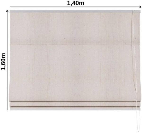 PERSIANA ROMANA EXPRESSO BLACKOUT DE 140CM X160CM ... - Imagem 2