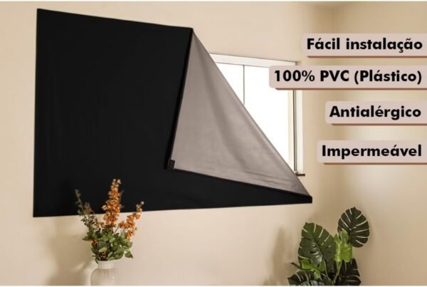 Cortina Painel Blackout com para Sala Quarto Cozinha... - Imagem 3