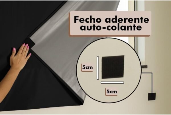 Cortina Painel Blackout com para Sala Quarto Cozinha... - Imagem 5
