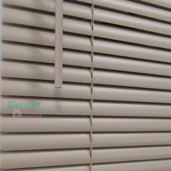 Persiana PVC horizontal 25mm 1,40larg x 1,60alt Café - Imagem 3