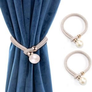 Amarrações para Cortinas, 2pcs Apoios de Cortina Ajustáveis...
