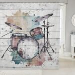 Feelyou Kit de cortina de chuveiro infantil com tema de...