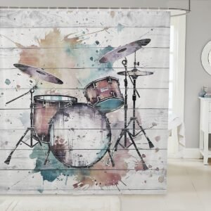 Feelyou Kit de cortina de chuveiro infantil com tema de...
